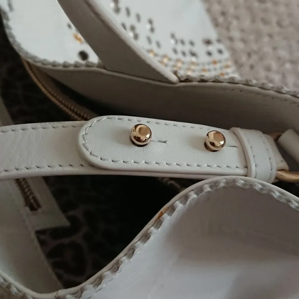 New Tamara Mellon Sugar Daddy Grommeted Nappa Leather large Tote
